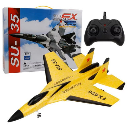 RC Universe® SkyFly FX620 Jet-Su35 – Avión RC 34cm con 2 Baterías