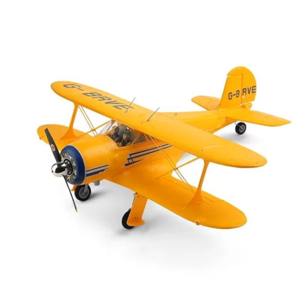 RC Universe® SkyFly Pro A300 Beech D-17S – Avión RC 4 Canales con Giroscopio, Ready to Fly y 2/3 Baterías