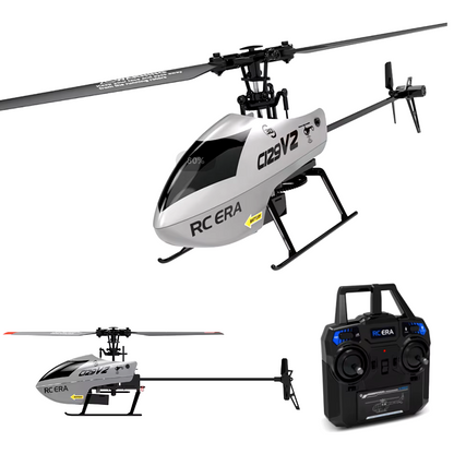 RC Universe® AeroCopter C129 V2 – Helicóptero RC 6 Canales con 1/3 Baterías