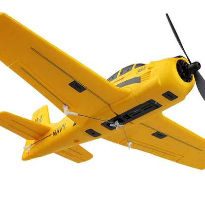 RC Universe® SkyFly A210 T28 – Avión RC 4 Canales con Giroscopio, Ready to Fly