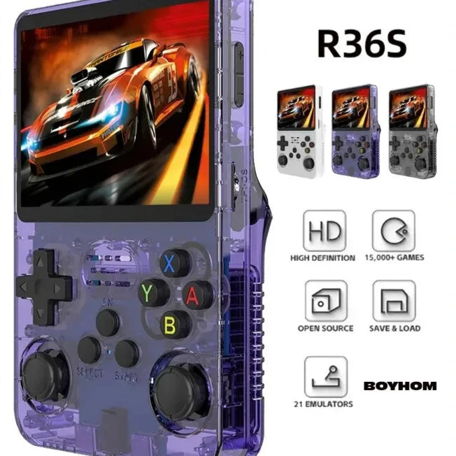 RC Universe® R36S – Consola Portátil 64GB con Pantalla IPS de 3.5” y 10,000 Juegos