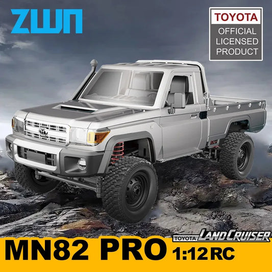 RC Universe® OffRoad ZWN 1:12 – Coche RC 4WD, Replica Toyota, Faros Controlables