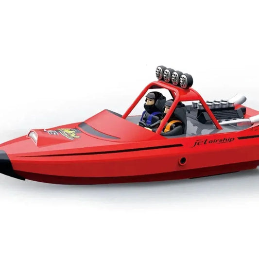 RC Universe® TurboWave TY725 – Barco RC Dual Turbo con Alarma de Batería Baja y 1/2 Baterías